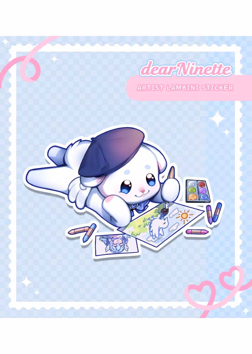 Drawing Lambini Sticker - dearNinette