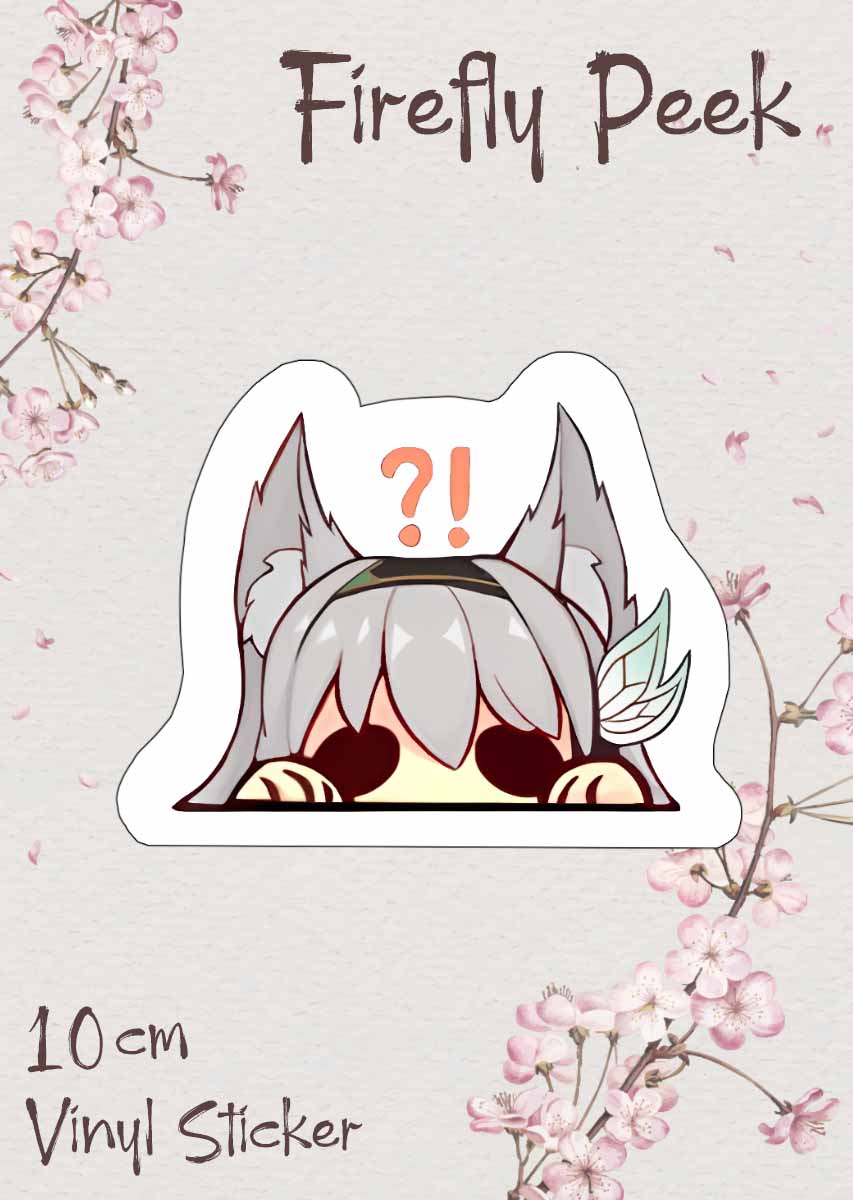 Firefly Peek Sticker - Kana Yukino