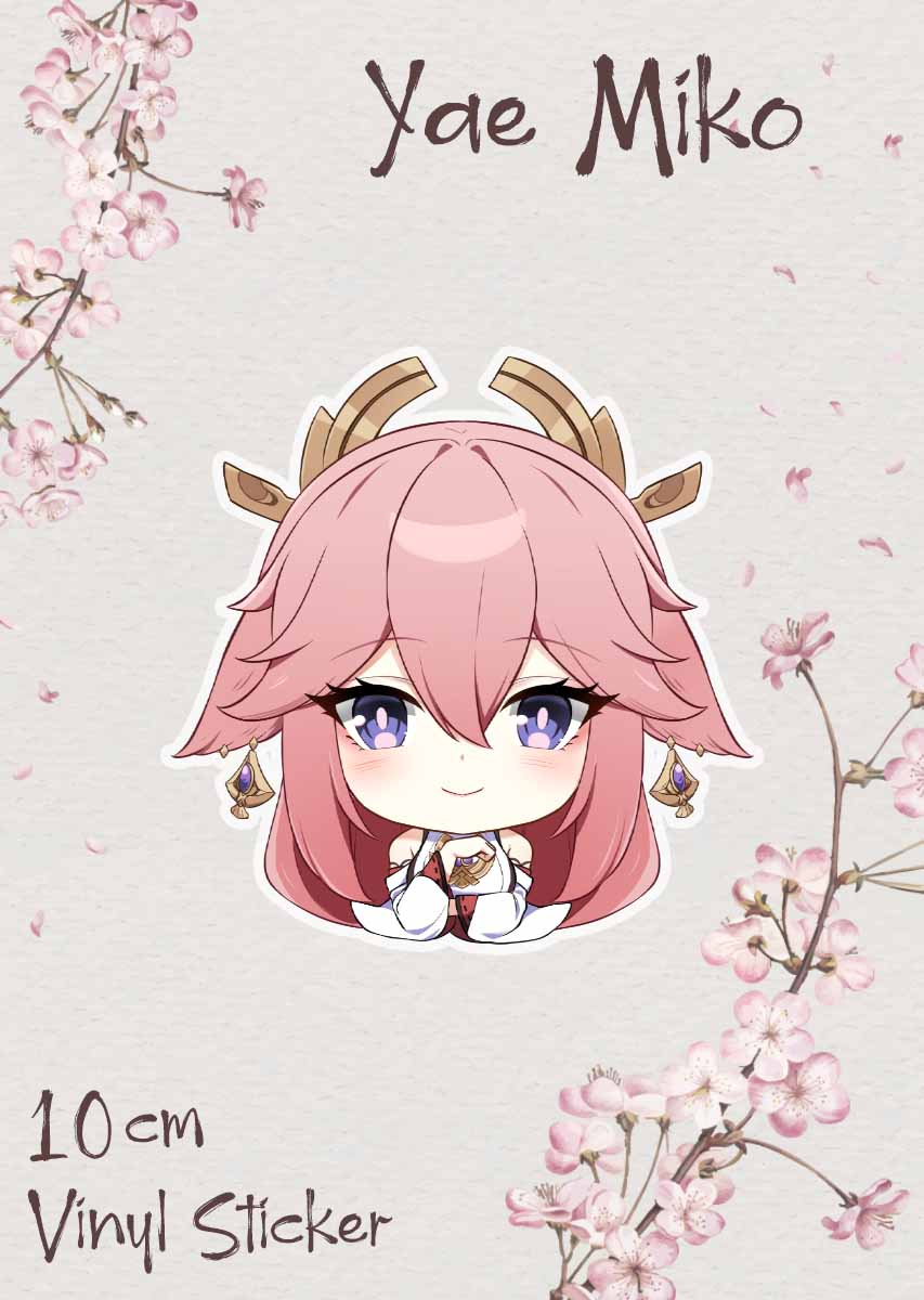 Yae Miko Sticker - Kaxukin