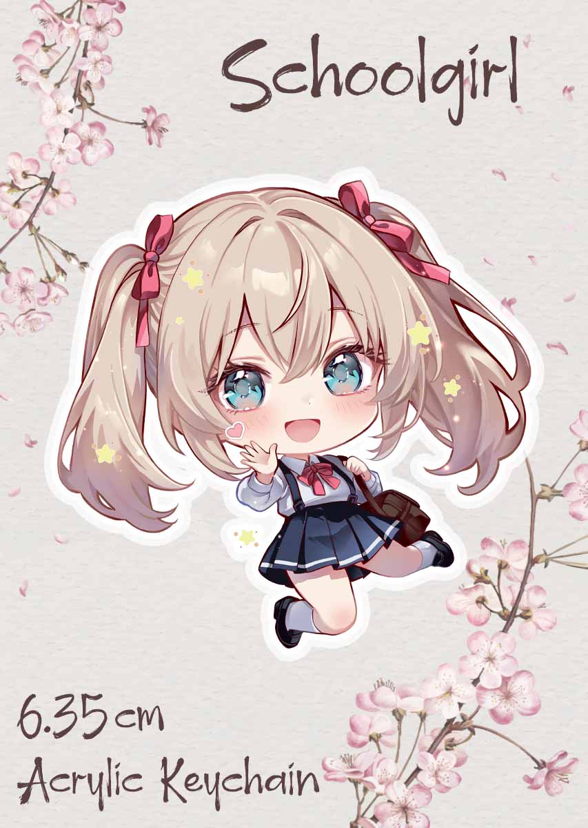 Schoolgirl Keychain - Miyu