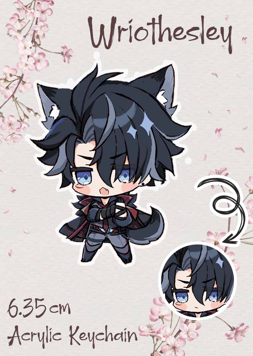 Wriothesley Keychain - shouu