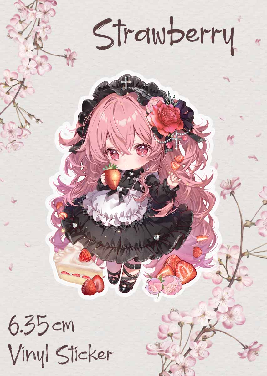 Strawberry Sticker - Miyu