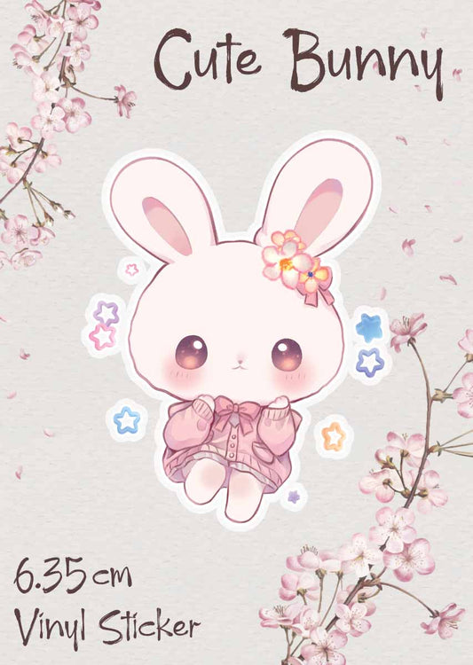 Cute Bunny Sticker - Miyu