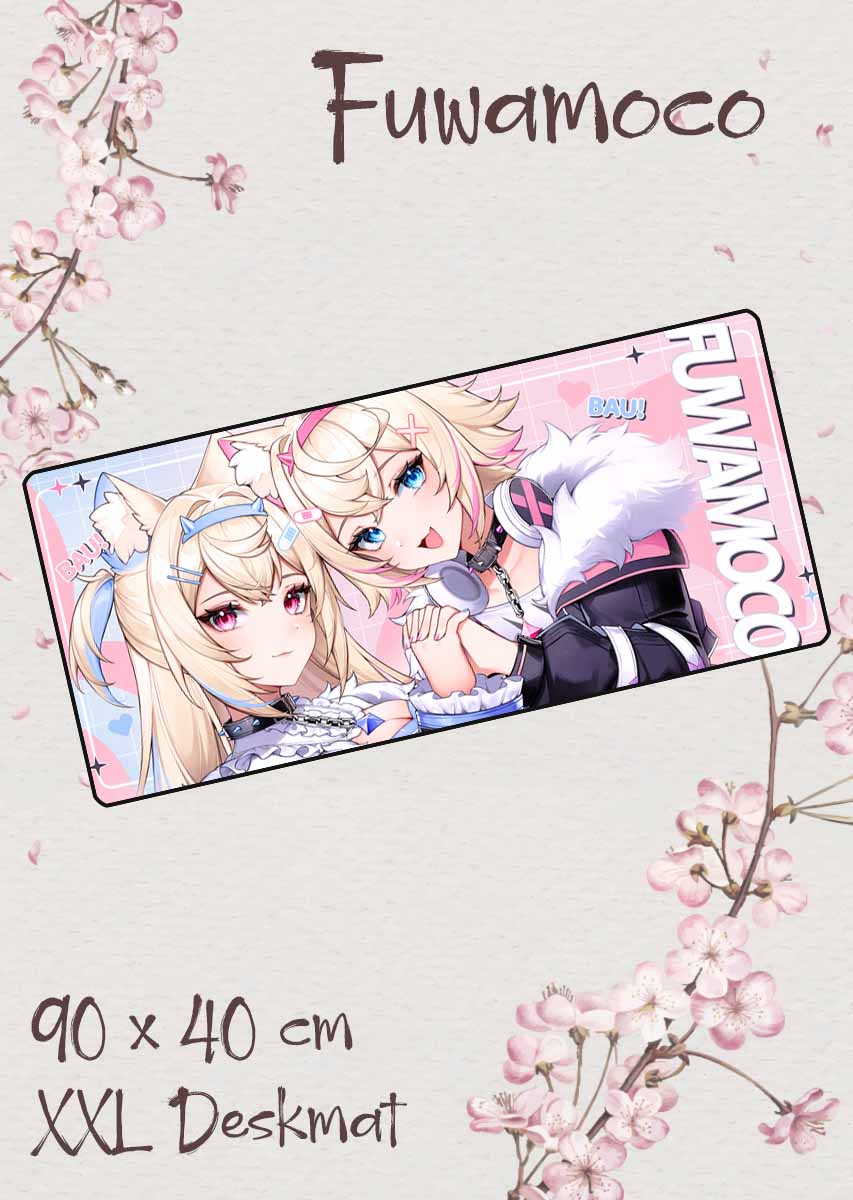 Fuwamoco XXL Deskmat - Beescuit