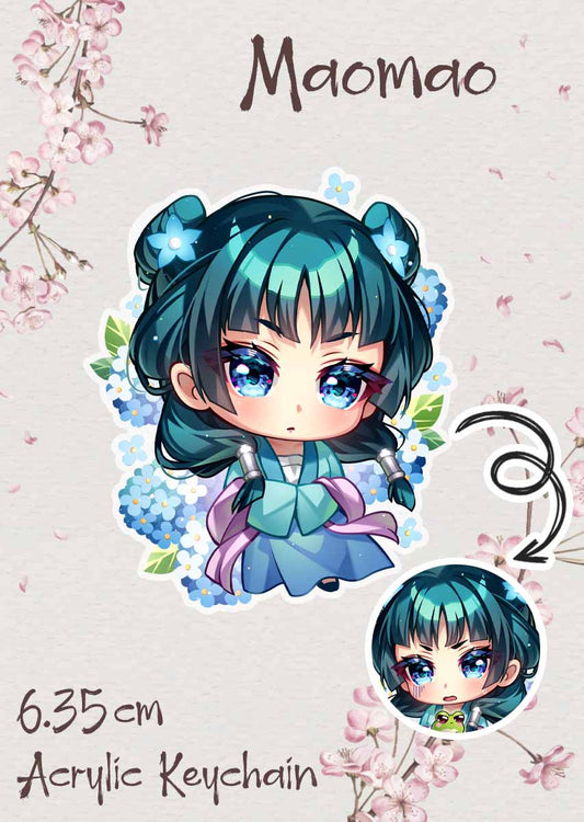 Maomao Frog Keychain - Kira Yukishiro
