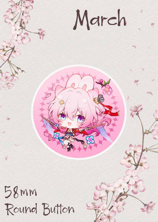 March Button - Maison de Miu
