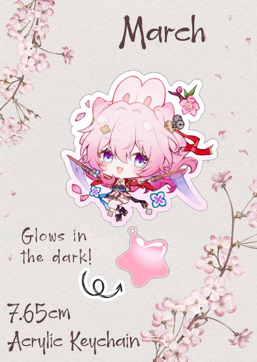 March Keychain - Maison de Miu
