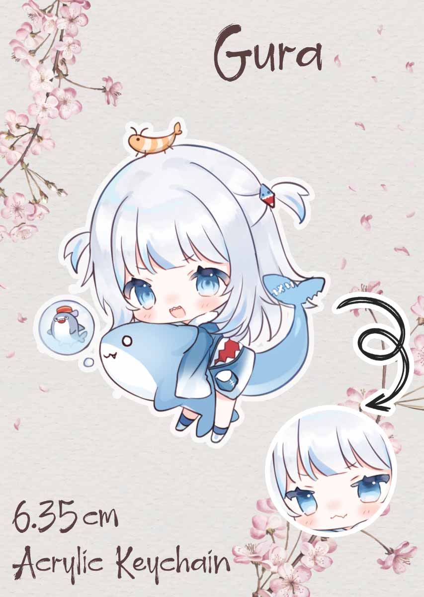 Gura Keychain - shouu