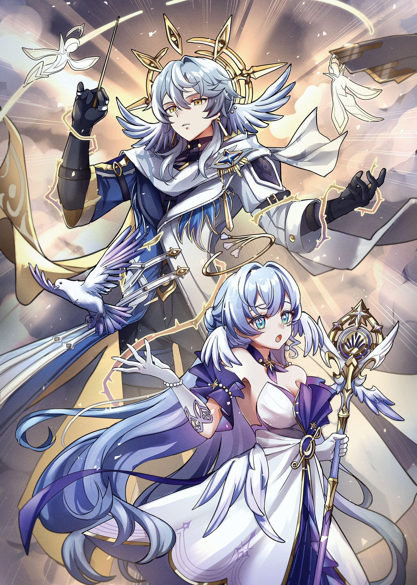 Sunday and Robin - SpukyCat