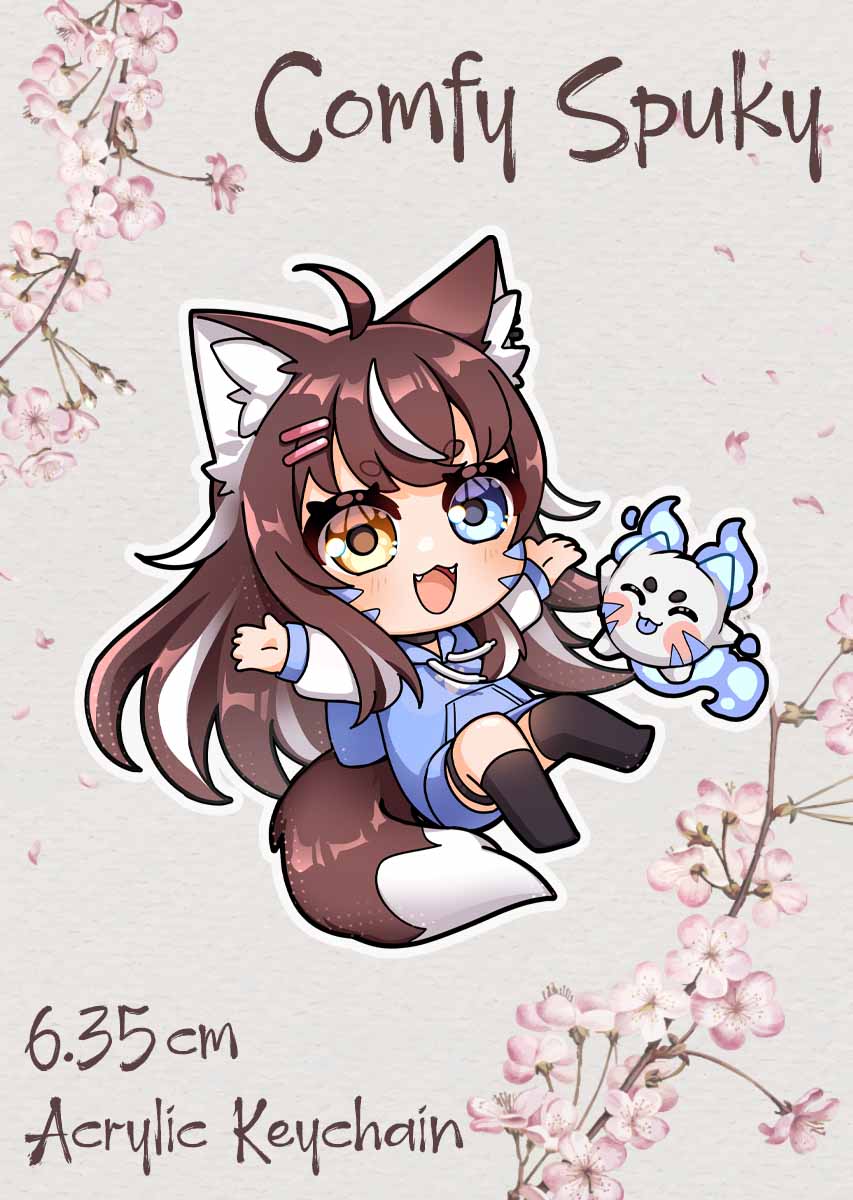 Spuky Comfy Keychain - SpukyCat