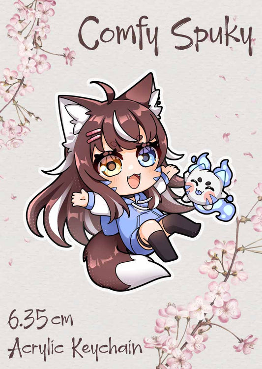 Spuky Comfy Keychain - SpukyCat