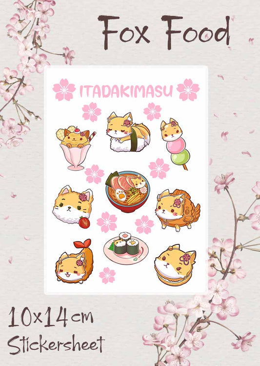 Kiko Food Sticker Sheet [PRE-ORDER]