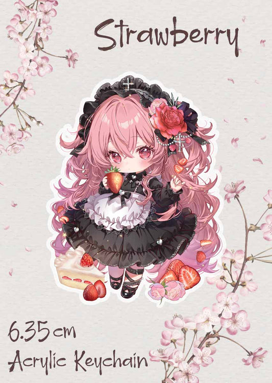 Strawberry Keychain - Miyu